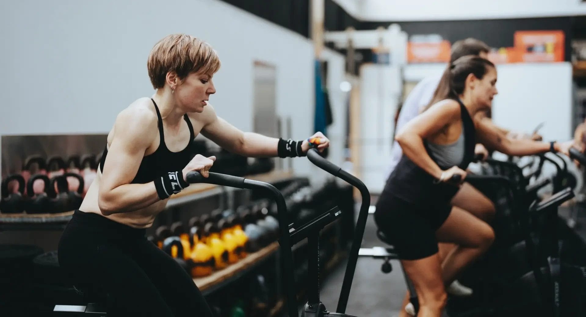 women training at Shred 27
